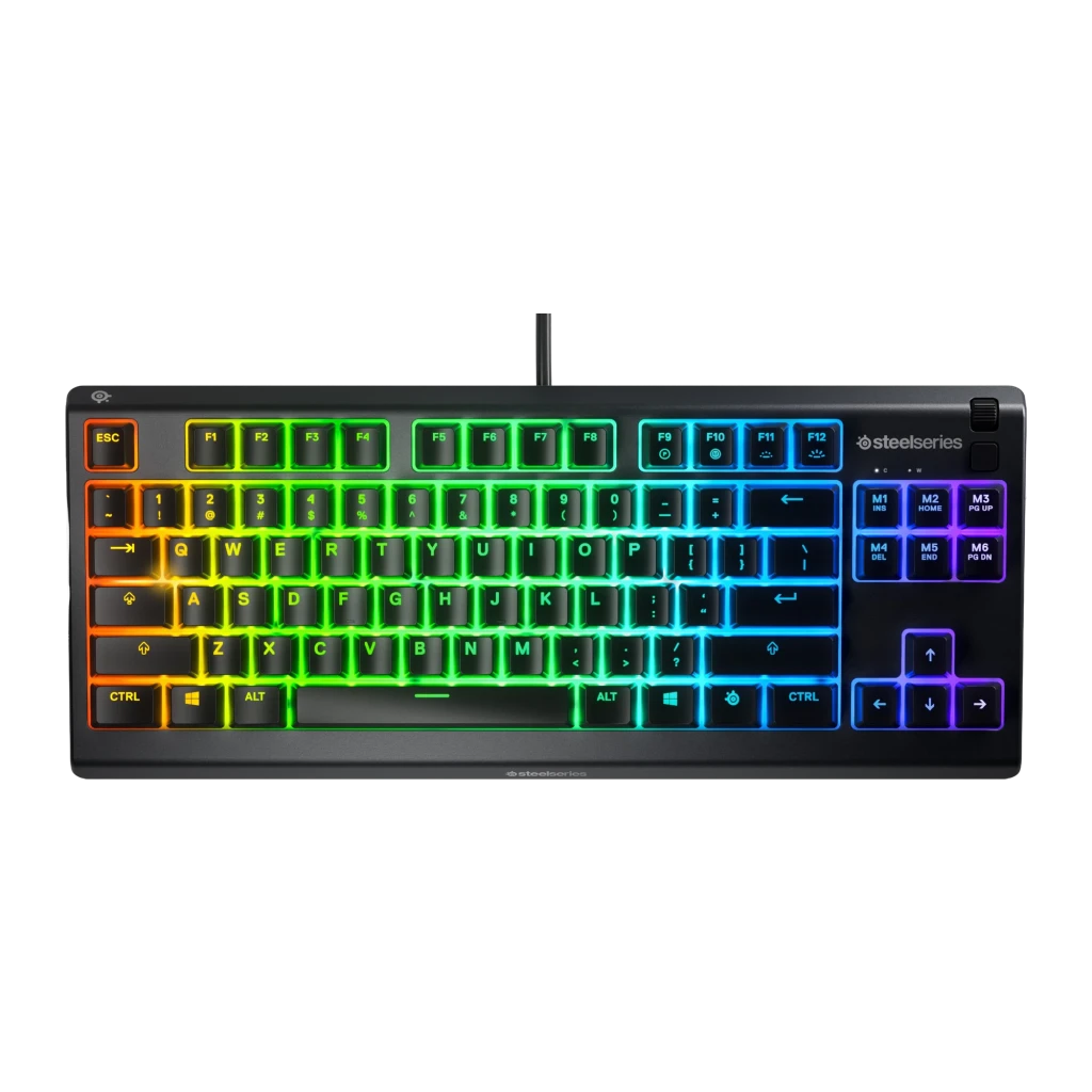 SteelSeries Apex 3 TKL RGB Membrana Distribución US Negro Teclado gaming