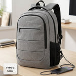 Mochila Subblim City Plus 26L Backpack para Portátiles hasta 16"/ Puerto USB/ Repelente al agua/ Reflectante/ Cinta para