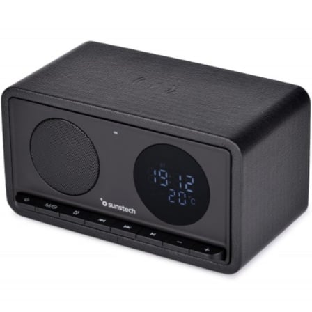 Radio Portátil Sunstech RPBT460/ con Batería/ Negra