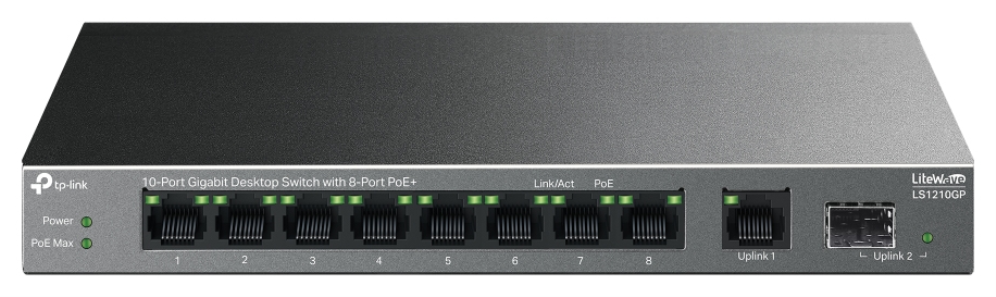 Switch tp - link ls1210gp 10 puertos