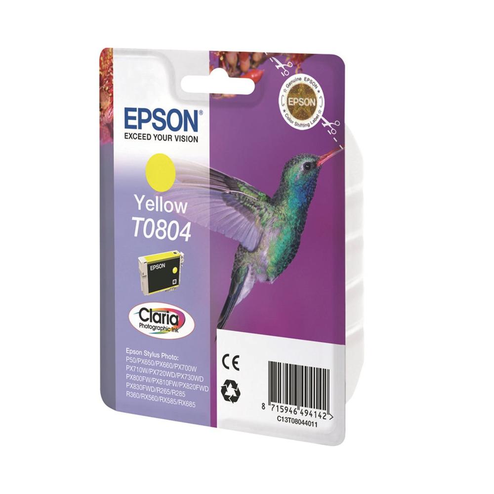 Cartucho de tinta amarillo para Epson px810fw - c13t08044011