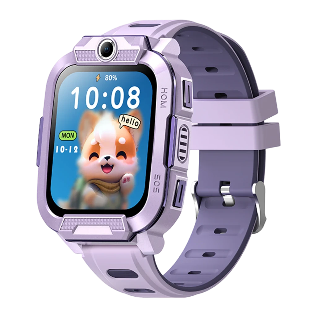 T89 Kids Smart Watch Morado GPS Bluetooth 5.0