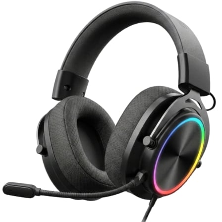 Auriculares Gaming con Micrófono Mars Gaming MH-FORGE/ Jack 3.5/ Bluetooth/ Negros