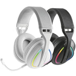 Auriculares Gaming Inalámbricos con Micrófono Mars Gaming MHW-QUASAR/ Jack 3.5/ Bluetooth/ Blancos