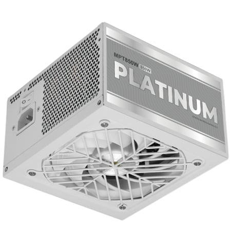 Fuente de Alimentación Mars Gaming MPT850/ 850W/ Ventilador 14cm/ ATX 3.1/ PCIe 5.1/ 80 Plus Platinum/ Blanca