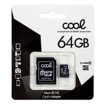Tarjeta Memoria Micro SD con Adapt. x64 GB COOL (Clase 10) - PixelPlaza