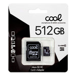 Tarjeta Memoria Micro SD con Adaptador x512 GB COOL (Clase 10) - PixelPlaza