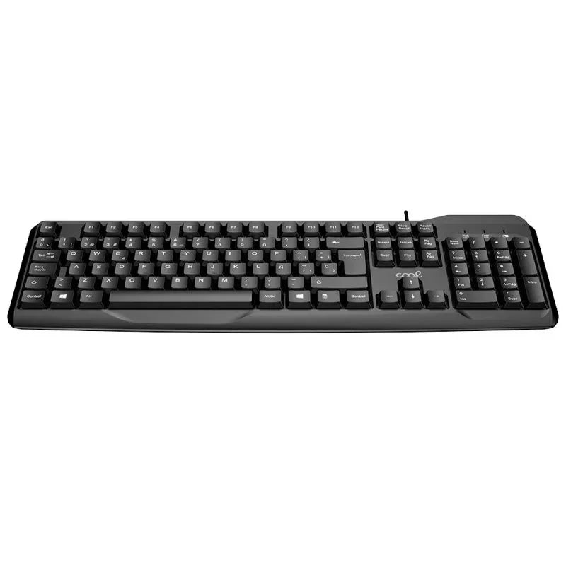 Teclado Office Cable USB PC COOL Even (Español) - PixelPlaza