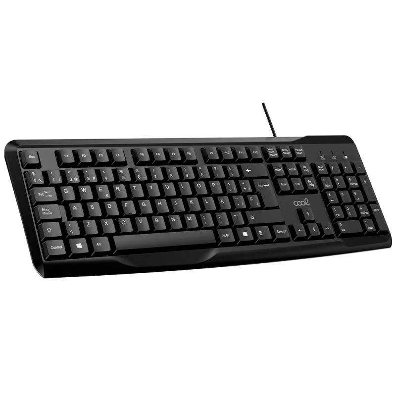 Teclado Office Cable USB PC COOL Even (Español) - PixelPlaza