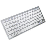 Teclado Slim Bluetooth PC / Tablet COOL Blanco (Español) - PixelPlaza