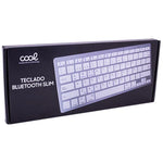 Teclado Slim Bluetooth PC / Tablet COOL Blanco (Español) - PixelPlaza