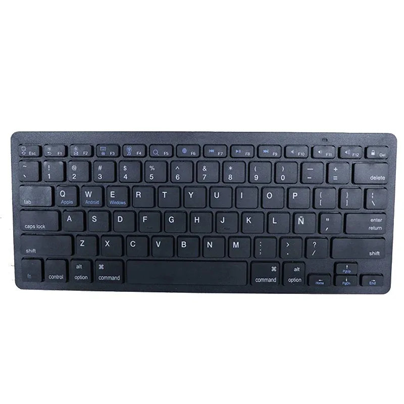 Teclado Slim Bluetooth PC / Tablet COOL Negro (Español) - PixelPlaza