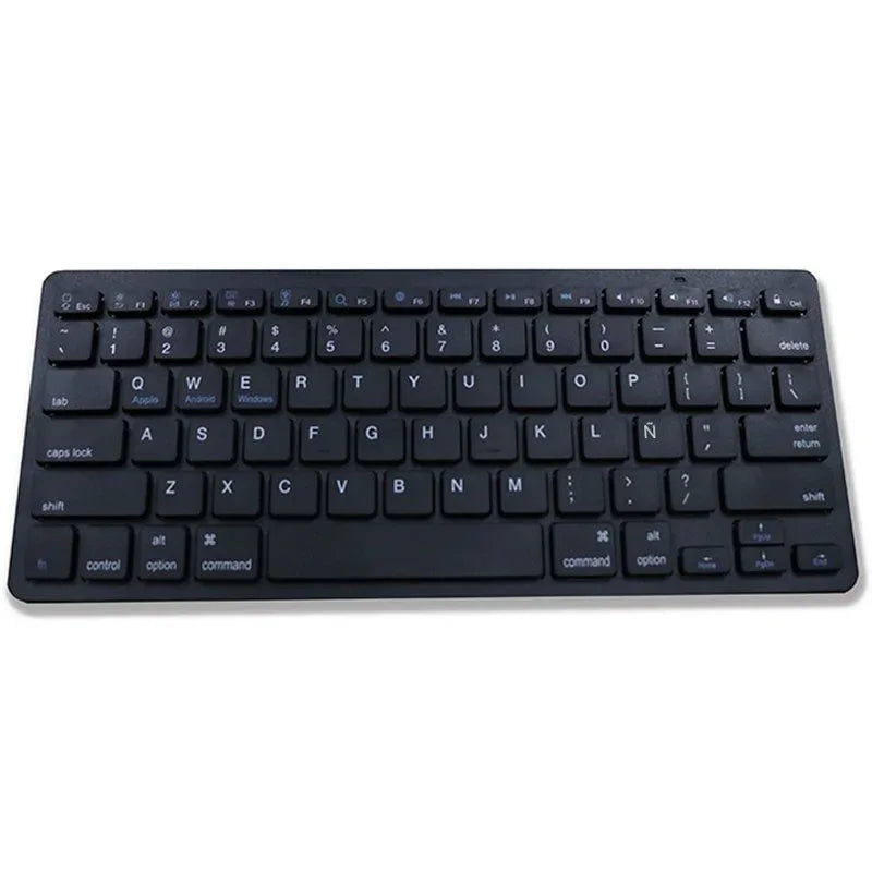 Teclado Slim Bluetooth PC / Tablet COOL Negro (Español) - PixelPlaza