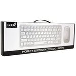 Teclado y Ratón Bluetooth PC / Tablet COOL Mobility Blanco (Español) - PixelPlaza