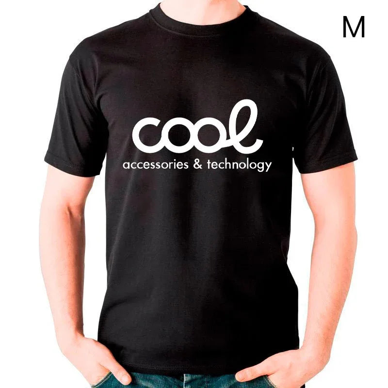 Textil Camiseta Cool Accesorios (Talla M) Unisex Negro - PixelPlaza