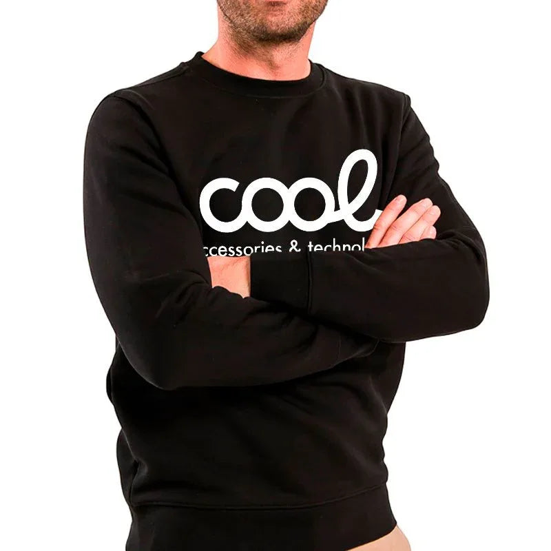 Textil Sudadera Cool Accesorios (Talla M) Unisex Negro - PixelPlaza
