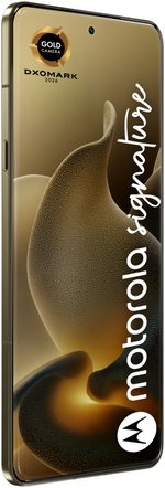 Motorola signature 17,2 cm (6.78") SIM doble Android 16.0 5G USB Tipo C 16GB 512GB 5200 mAh Oro