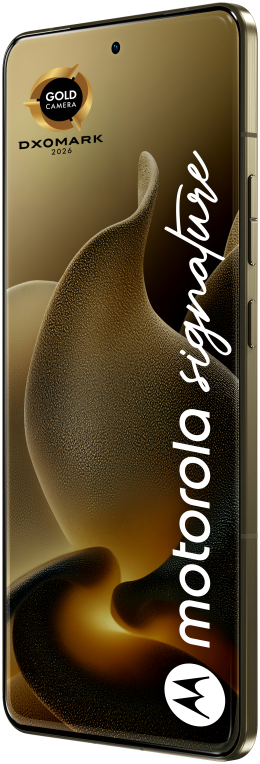 Motorola signature 17,2 cm (6.78") SIM doble Android 16.0 5G USB Tipo C 16GB 512GB 5200 mAh Oro
