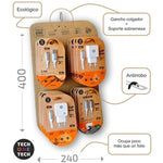 Expositor de Cargadores GaN y Cables Tech One Tech EKO 400801/ 4 ganchos/ Incluye 16 Productos