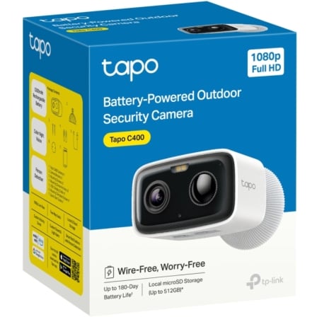 Cámara de Videovigilancia TP-Link Tapo C400/ Visión Nocturna/ Control desde APP