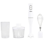 Batidora de mano Tristar MX-4851/ 350W/ Incluye Batidor, Picadora y Vaso Medidor