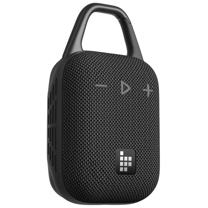 Tronsmart Mirtune H1 Mosquetón Negro 8W 20h IPX7 Altavoz Bluetooth 5.3