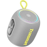 Tronsmart T8 Mini 16W 20h IPX7 manos libres luces RGB entrada AUX Altavoz Bluetooth 5.3 Gris #gris