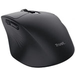 Ratón Inalámbrico Trust Niven Confort 26021/ Batería recargable/ Hasta 3200 DPI/ Negro