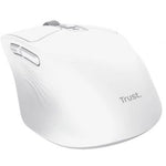 Ratón Inalámbrico Trust Niven Confort 26022/ Batería recargable/ Hasta 3200 DPI/ Blanco