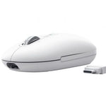 Ratón Inalámbrico Trust Seron 26019/ Batería recargable/ Hasta 3200 DPI/ Blanco