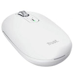Ratón Inalámbrico Trust Seron 26019/ Batería recargable/ Hasta 3200 DPI/ Blanco