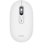 Ratón Inalámbrico Trust Seron 26019/ Batería recargable/ Hasta 3200 DPI/ Blanco