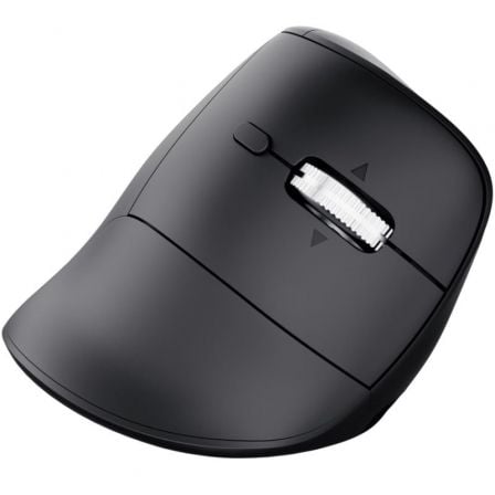 Ratón Vertical Inalámbrico Trust Vyran 26107/ Batería recargable/ Hasta 3200 DPI