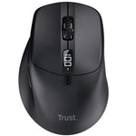 Ratón Ergonómico Inalámbrico Trust Zevo 25991/ Batería recargable/ Hasta 4000 DPI/ Negro
