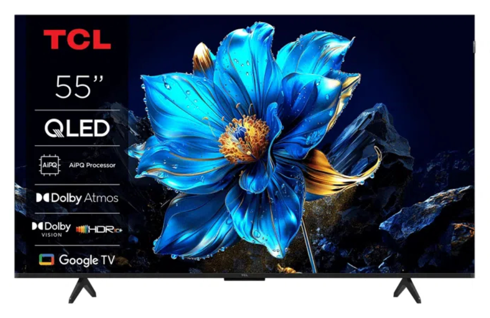 TCL T69C 55T69C Televisor 139,7 cm (55") 4K Ultra HD Smart TV WiFi Negro 350 cd / m²