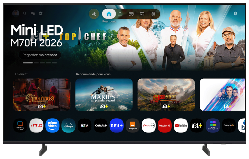 Samsung TU55M70HAUXXC Televisor 139,7 cm (55") 4K Ultra HD Smart TV WiFi Negro