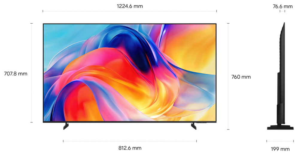 Samsung TU55M70HAUXXC Televisor 139,7 cm (55") 4K Ultra HD Smart TV WiFi Negro