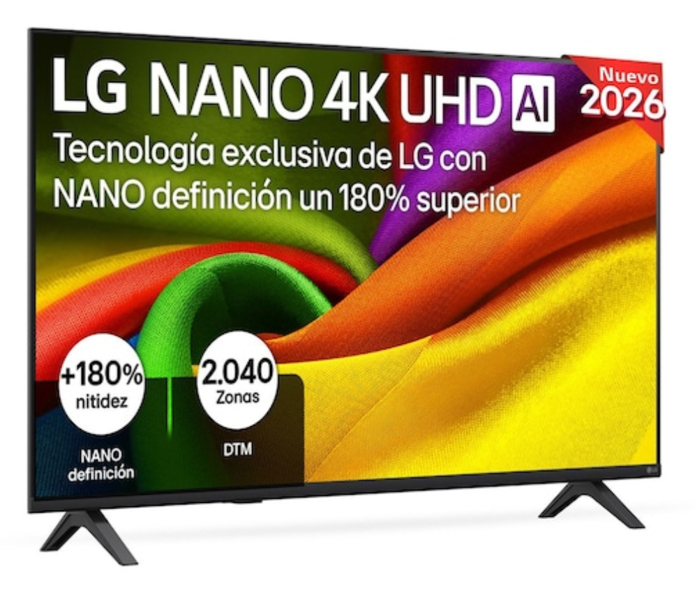 LG NANO 4K UHD AI 75NU850B6LA Televisor 190,5 cm (75") 4K Ultra HD Smart TV WiFi Negro