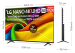 LG NANO 4K UHD AI 75NU850B6LA Televisor 190,5 cm (75") 4K Ultra HD Smart TV WiFi Negro