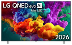 LG QNED evo AI MiniLED 75QNED86B6B 190,5 cm (75") 4K Ultra HD Smart TV WiFi Negro