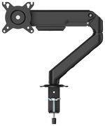 Aisens Soporte de Mesa Eco Contrapeso Giratorio e Inclinable para Monitor/TV 9kg (3 Pivotes, 1 Brazo) de 17-32, Negro