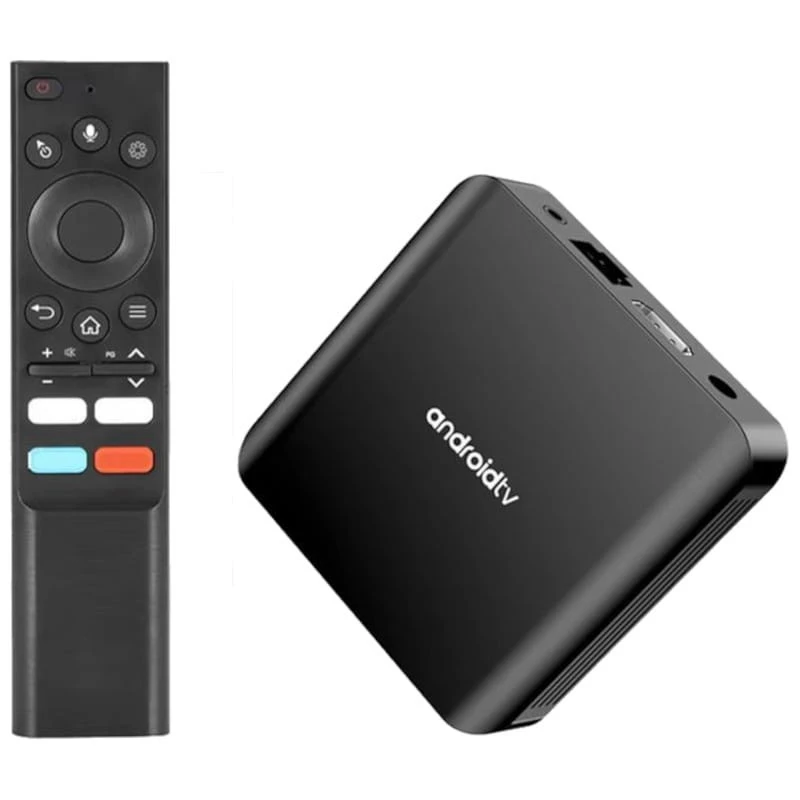 TV98 ATV Plus 2GB/16GB Negro Android 14 8K WiFi doble banda Bluetooth H313 TV Box