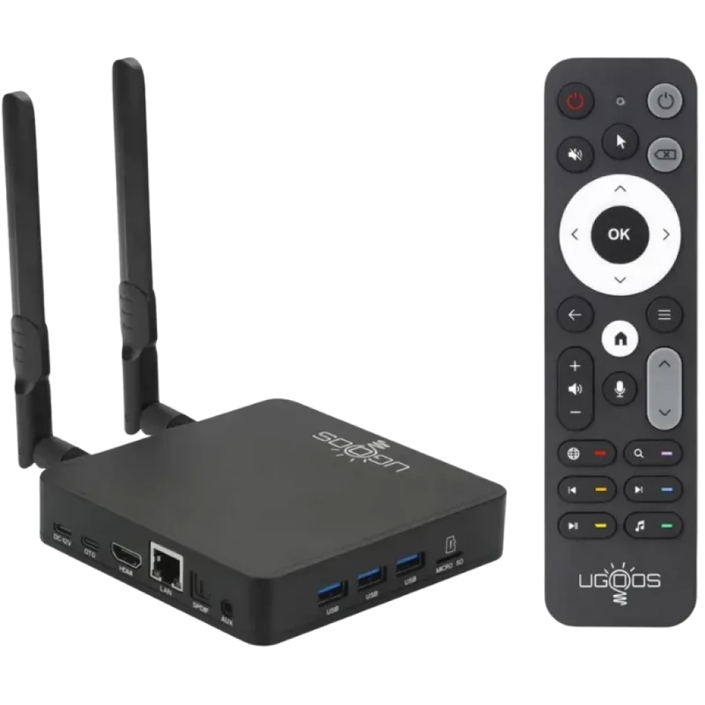 Ugoos AM9 Pro 4GB/64GB Android 14 4K Dolby Vision HDR10+ WiFi 6 Bluetooth 5.3 S905X5-J Gigabit TV Box
