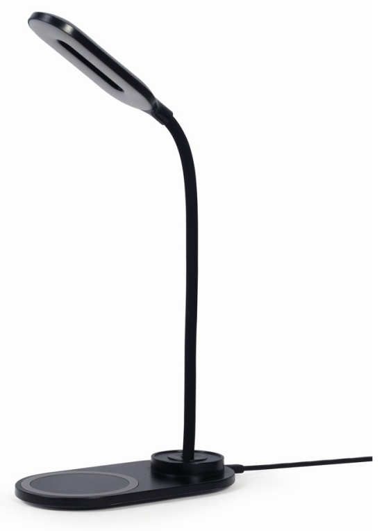 Gembird TA-WPC10-LED-01 cargador de dispositivo móvil Smartphone Negro CC Cargador inalámbrico Interior