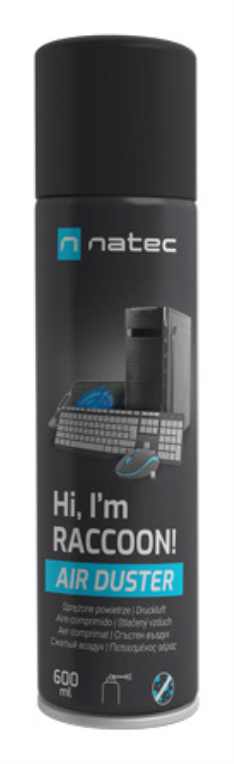 Natec Racoon Air limpiador de aire comprimido 600 ml