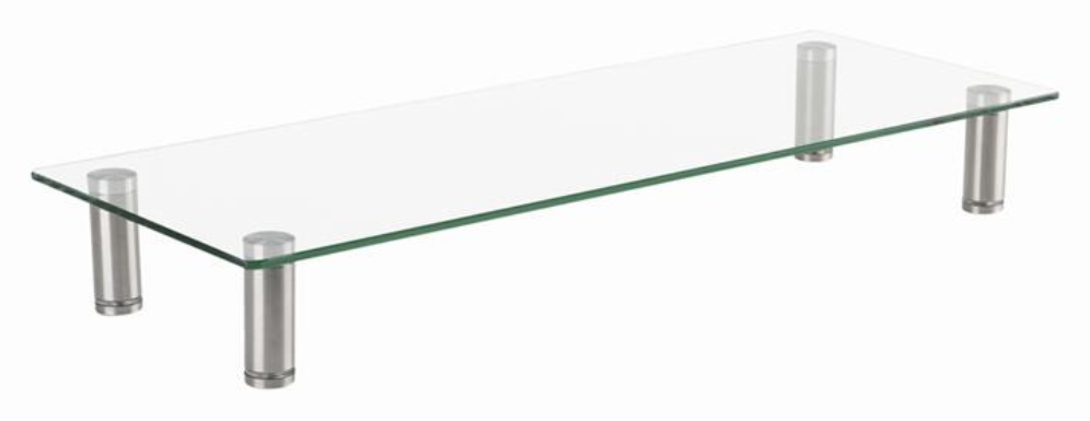 Gembird MS-TABLE-GM-01 soporte para TV Transparente