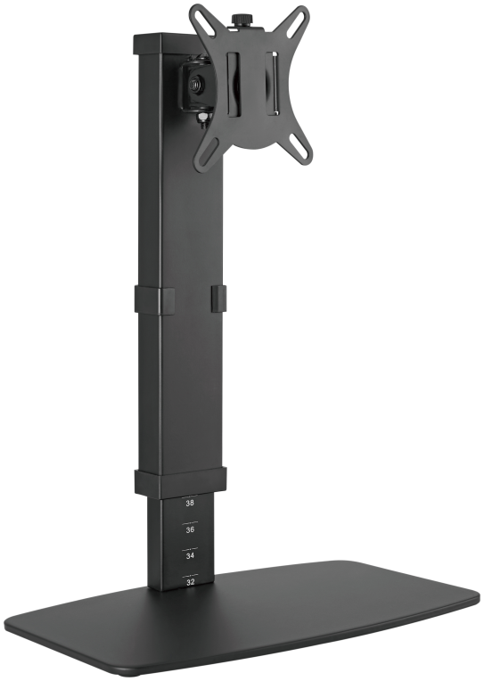 Gembird MS-D1ST-02 soporte para monitor 81,3 cm (32") Escritorio Negro