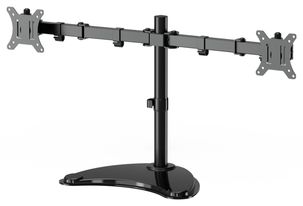 Gembird MS-D2ST-02 soporte para monitor 81,3 cm (32") Escritorio Negro