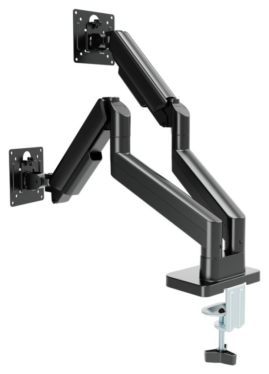 Gembird MA-DA2-06 soporte para monitor 81,3 cm (32") Escritorio Negro