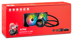 ADATA LEVANTE X 240 Procesador Sistema de refrigeración líquida todo en uno 12 cm Negro
